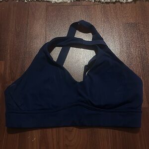 Navy blue Fabletics sports bra size extra large